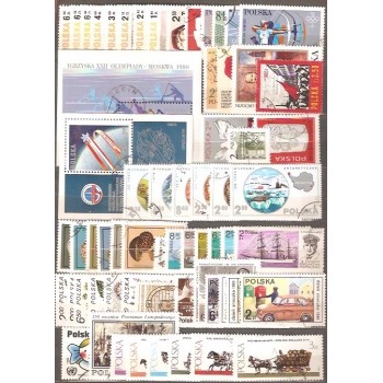Rocznik znaczków abonamentowych 1980